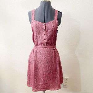 BCBGeneration Vintage Racerback Jumper Mini Sundress with pockets